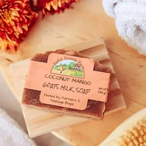 Goat's Milk Soap-Coconut Mango - Picture 2 of 2